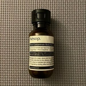 Empty AESOP Rind Concentrate Body Balm. Travel size.